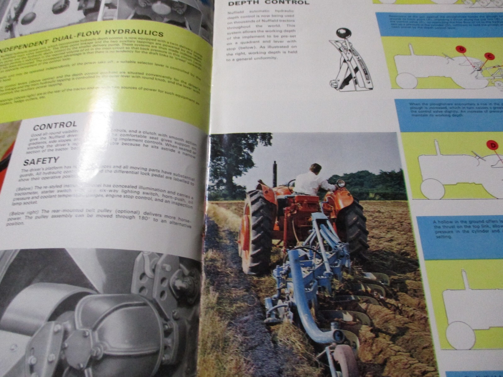 Nuffield 10/42, 10/60 Tractors Sales/Specifications Brochure 1965