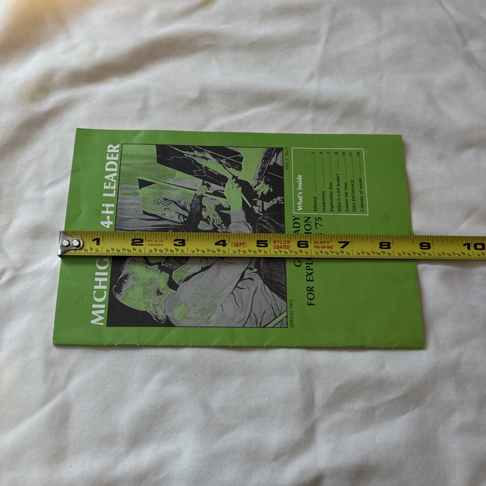 1975 Michigan 4-H Leaders’ Manual MSU Pamphlet Get Ready For Exploration
