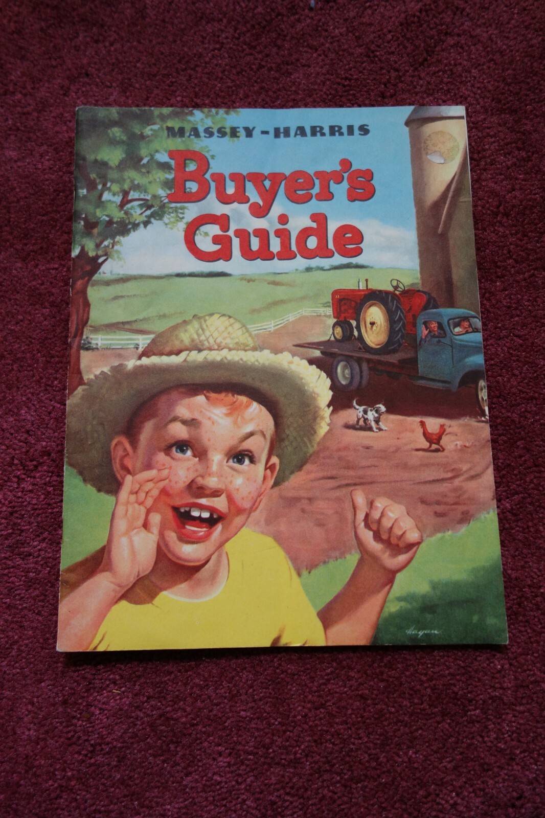 MASSEY HARRIS Tractors Buyer’s guide Illustrated Full Color CATALOG
