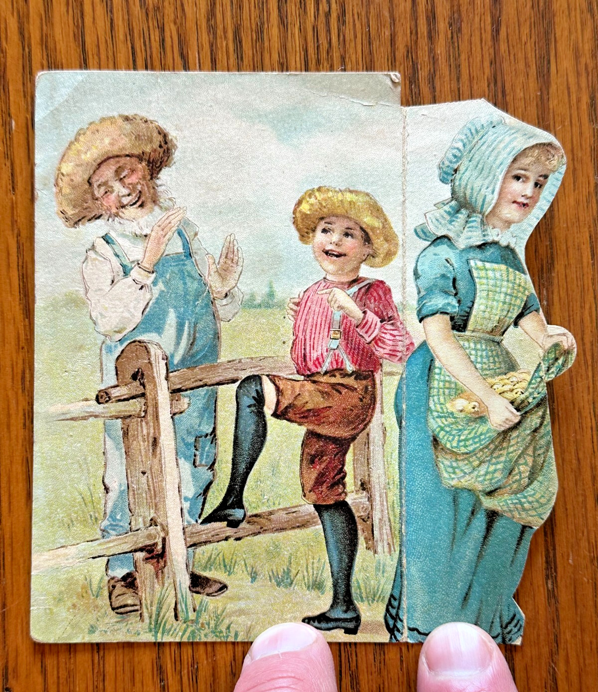 Dain Manufacturing Co. Ottumwa Iowa 1800’s Advertising Risqué Farming Trade Card