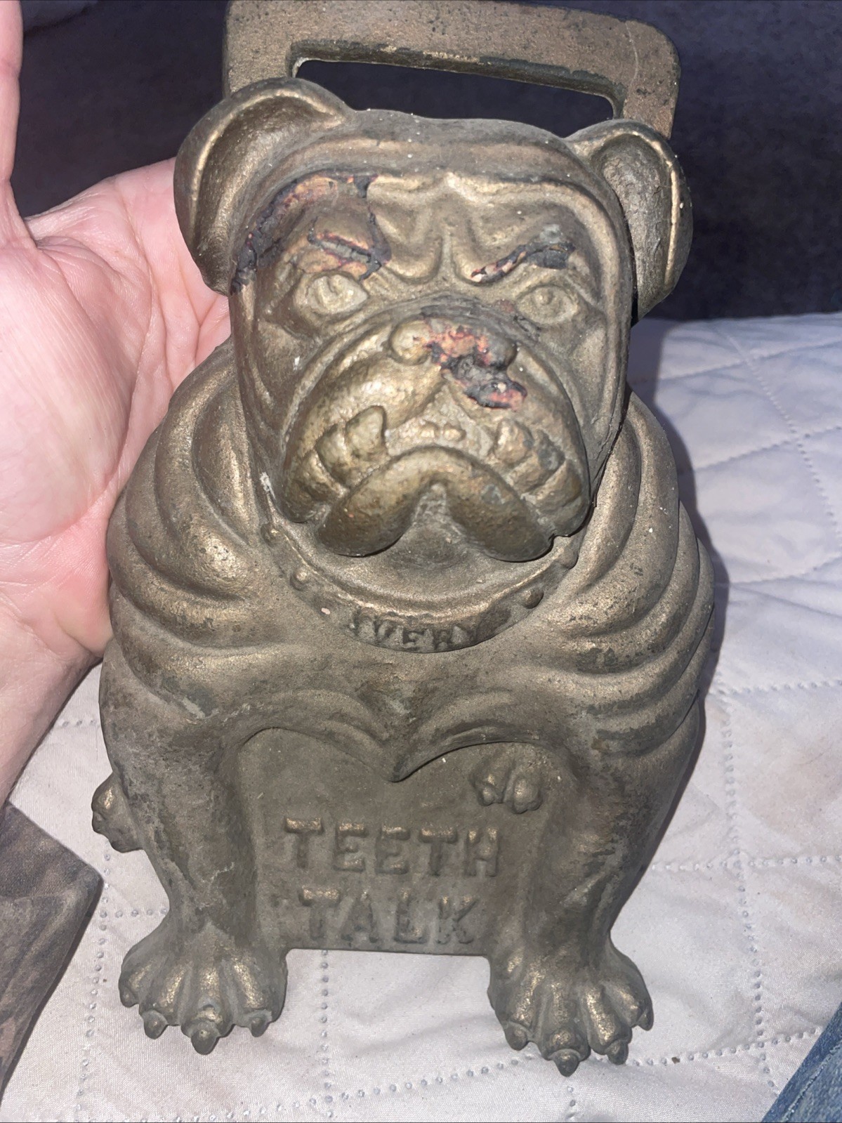 avery tractor advertisement Very rare antique bulldog AVERY 9 3/4 X 5 3/4”