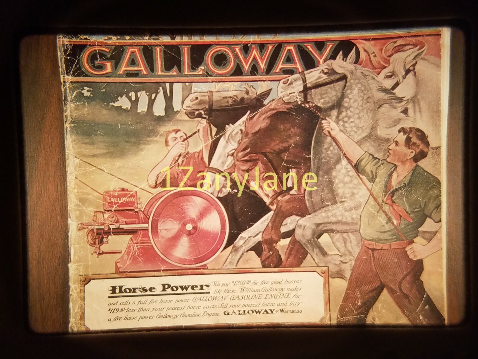 AC2302 35mm Slide of an Allis-Chalmers from MEDIA ARCHIVES AD FOR GALLOWAY HP