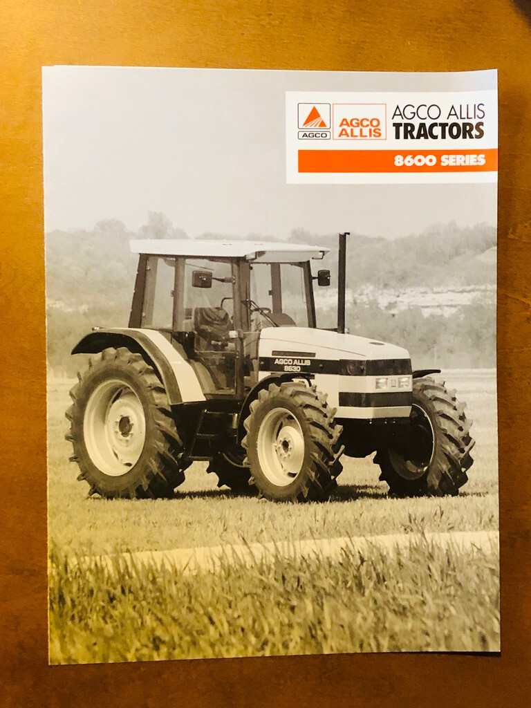 AGCO ALLIS 8600 Series 103 to 120 HP Tractors Specs Sales Brochure – Mint