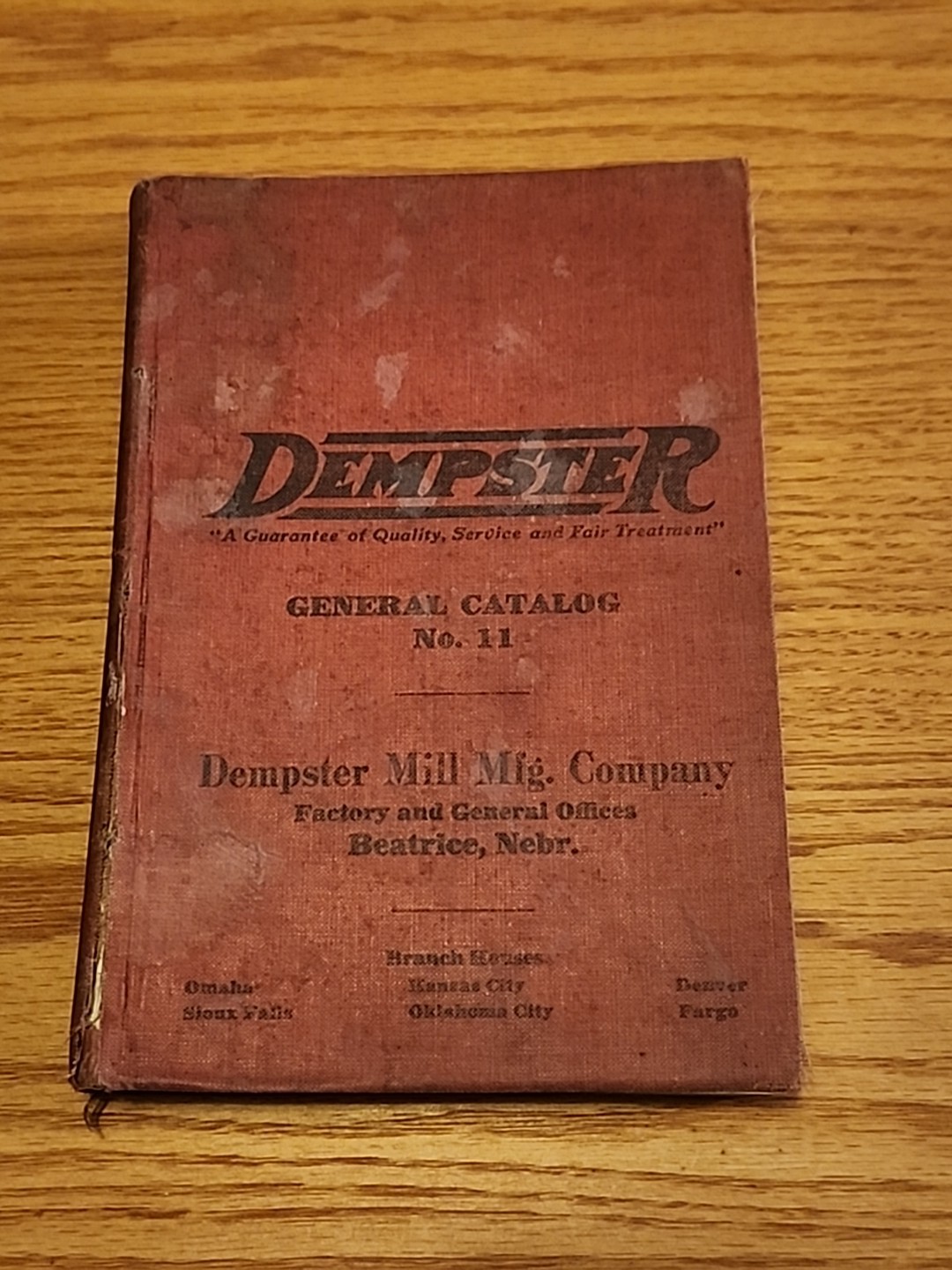 Vintage 1922 Dempster Mill Catalog 11 Windmill Pump Tank Engines Beatrice NE