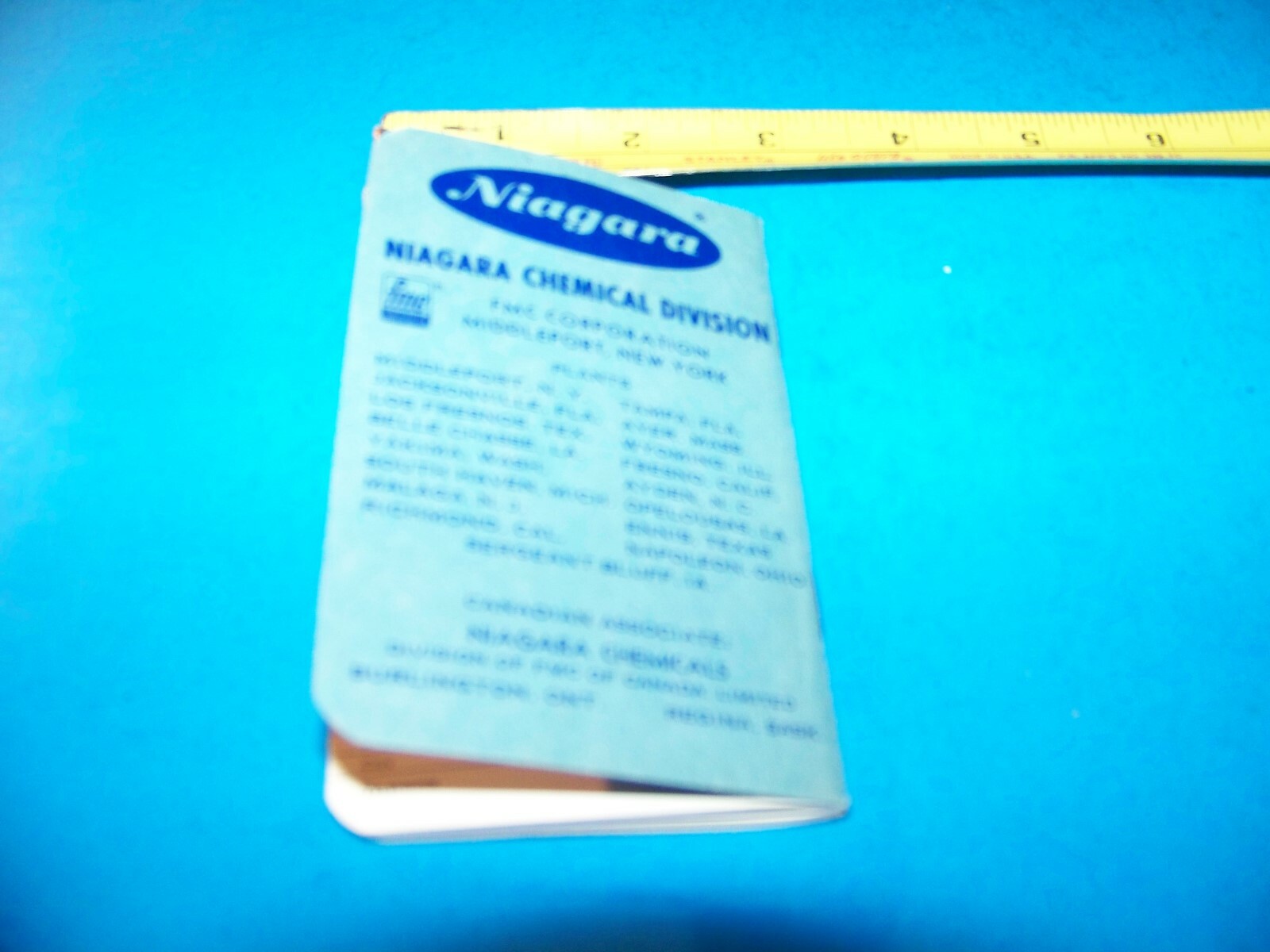 Niagara Brand Farmers “Daily Reminder” Memo Booklet Vintage 1973