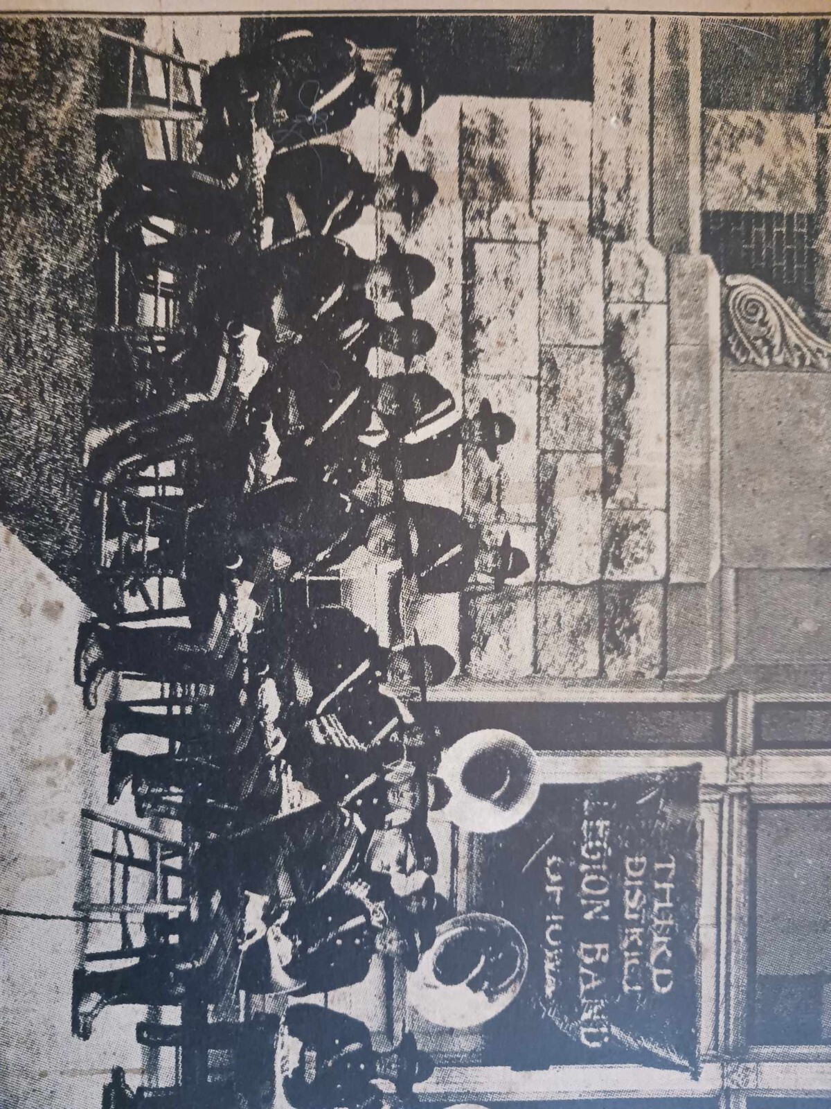 1925 DAIRY CATTLE CONGRESS POSTER SIGN LEGION BAND WATERLOO ACKLEY IOWA 22″ X 14