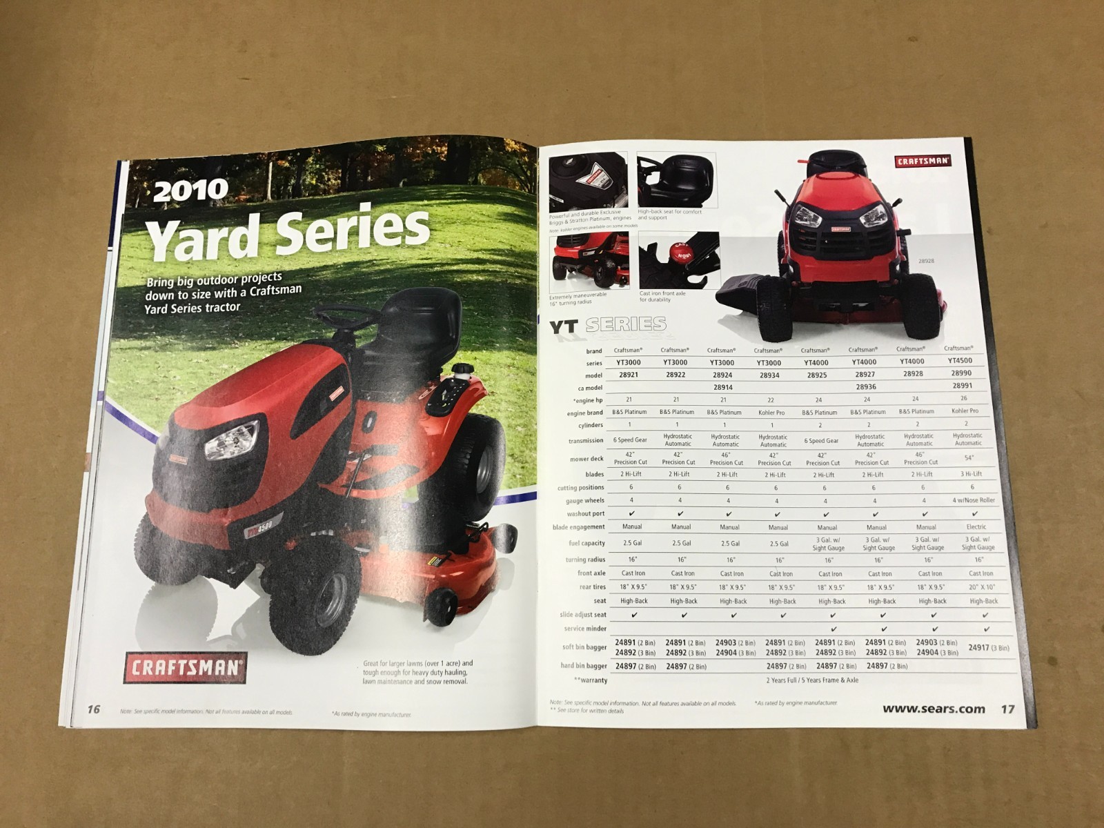 2010 Sears Riding Equipment Attachments & Tillers Catalog