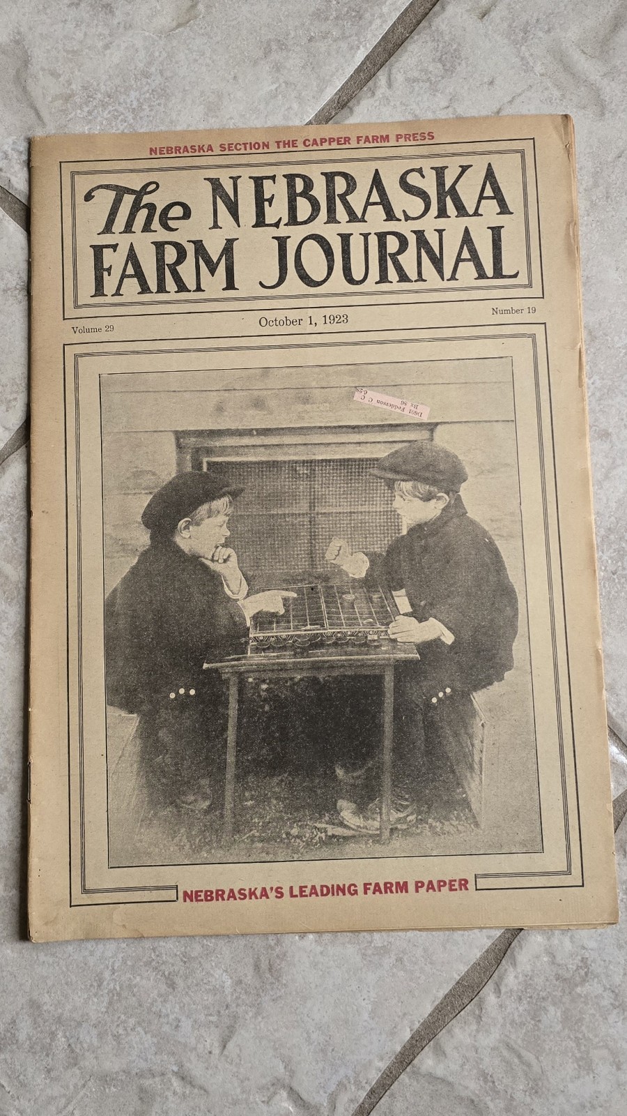 14 Lot/Rare 1923-1924 Nebraska Farm Journals-Capper Farm Press-Vintage Color Art