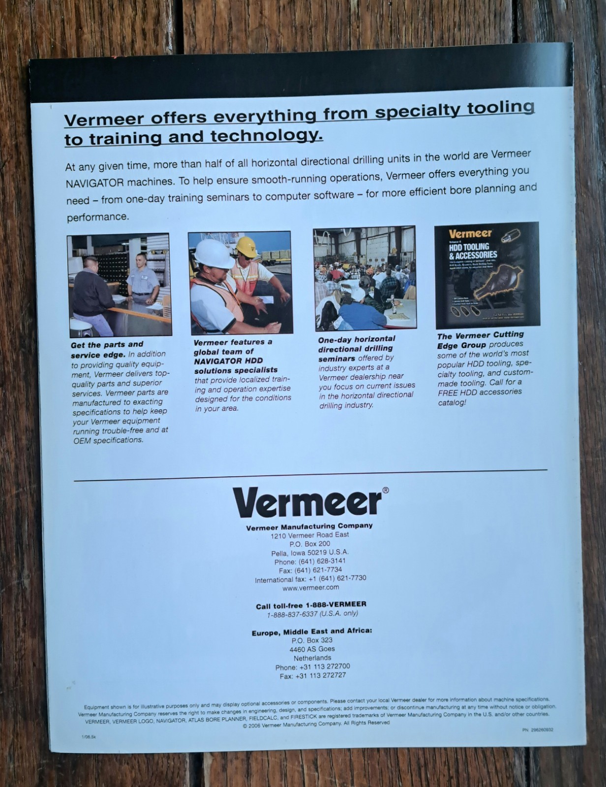 Vermeer D36x50 Horizontal Direçtional Drilling System Brochure 2006