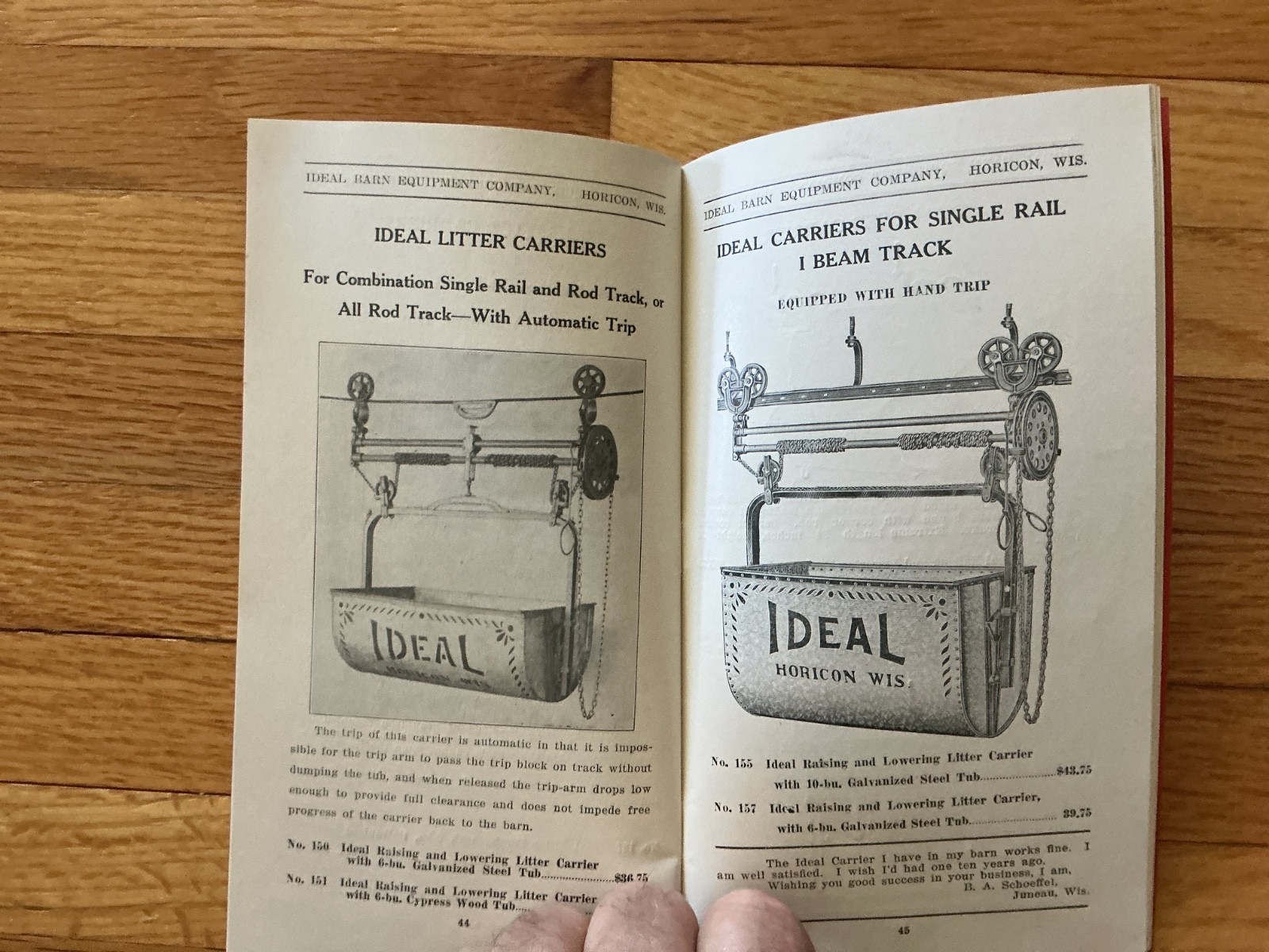1928 Gardner Manufacturing & Ideal Barn Equip. Co. Catalog Horicon Wis
