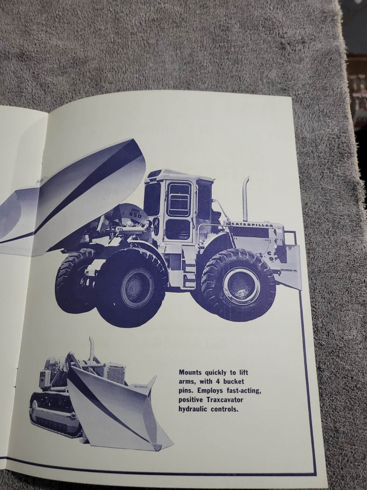 1965 Balderson V Snow Plow Blades Attachments Tractor Construction Grader Dozer