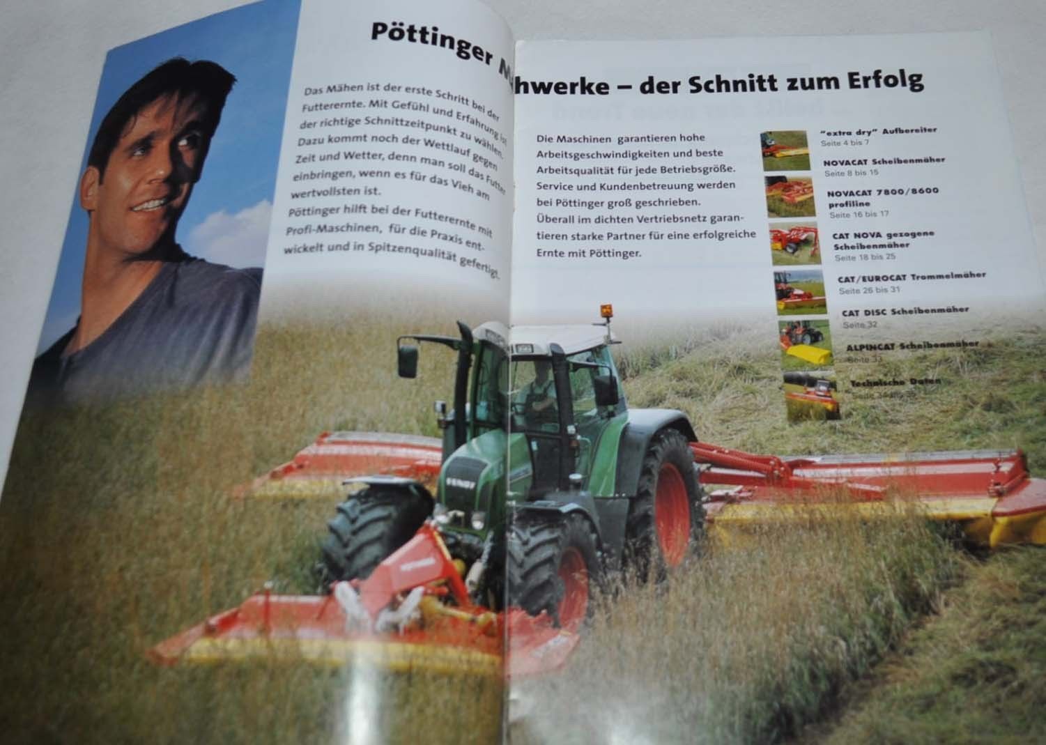 Pottinger NovoCat EuroCat Landmaschinen Traktor Tractor Brochure Prospekt