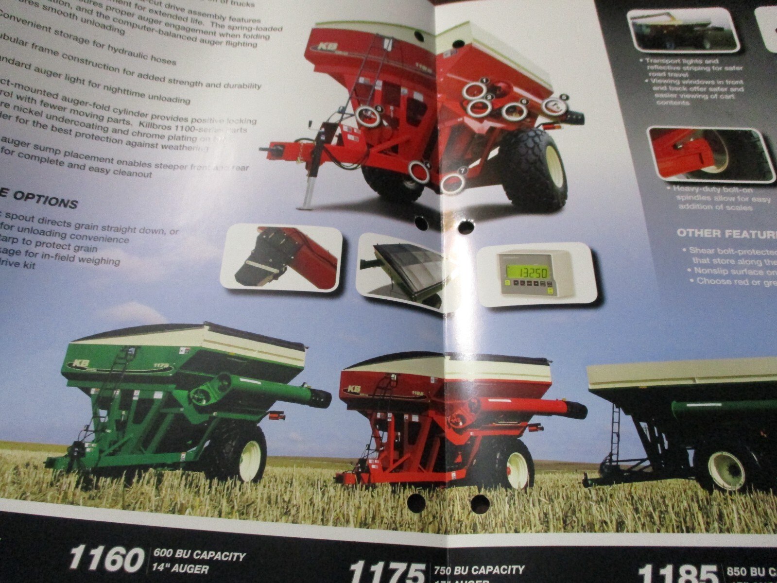 Killbros Grain Carts Sales Brochures, 4 items
