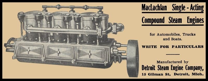1908 Style Detroit Steam Engine Co NEW Sign: 48″ Wide Diecut XXL Size USA Steel