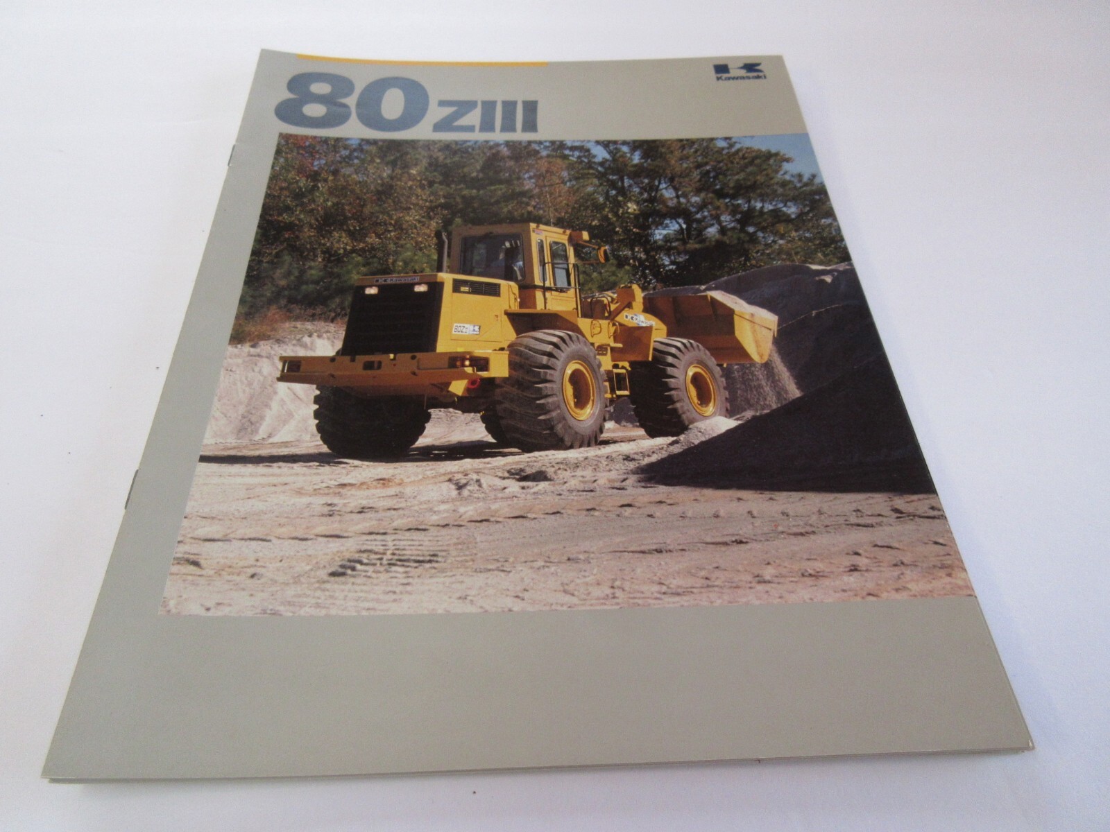 Kawasaki 80Zlll Wheel Loader Sales Brochure 8 Page