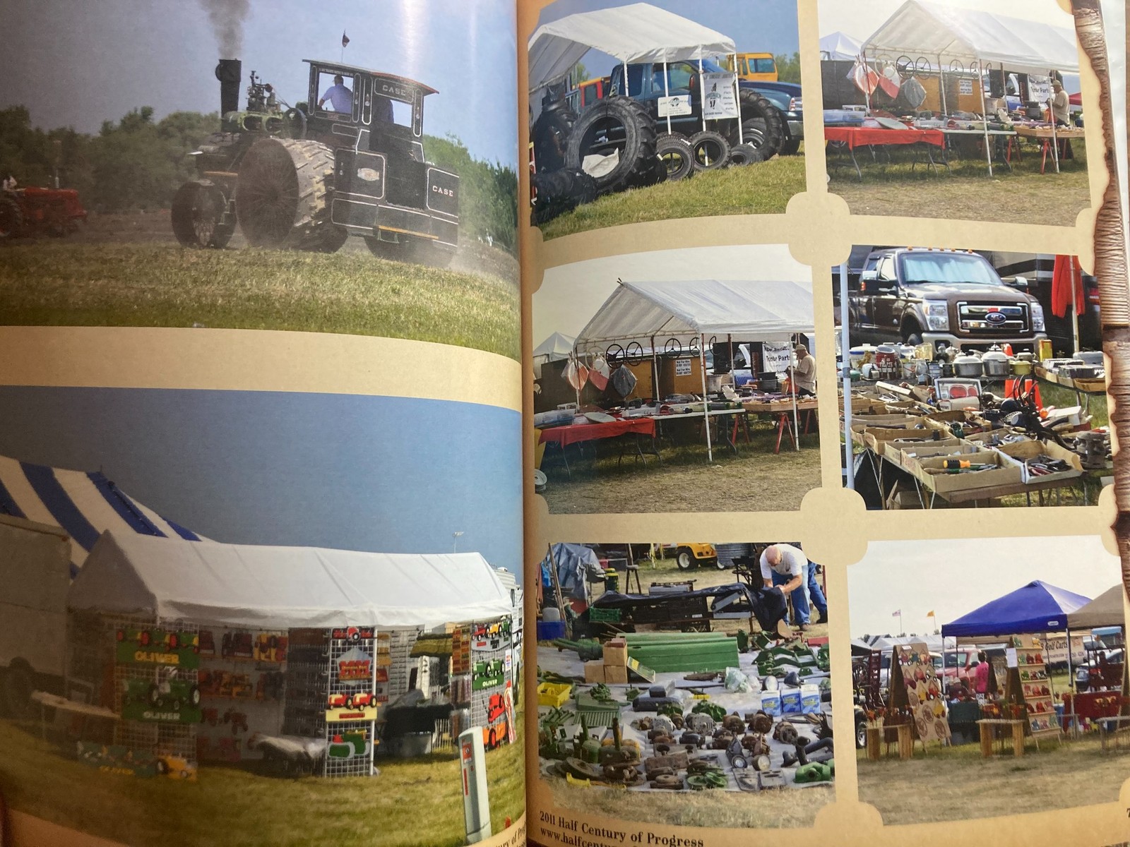 VINTAGE 1979 2011 MT PLEASANT IOWA STEAM THRESHERS REUNION ANTIQUE FARM TRACTORS