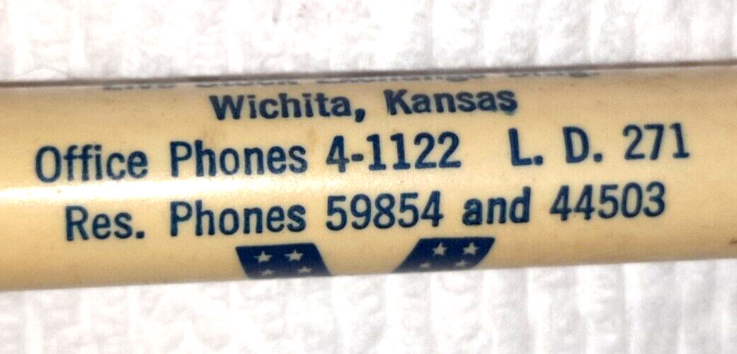 “VICTORY*Standard Live Stock Commission Co*Wichita, Kansas” Bullet Pencil