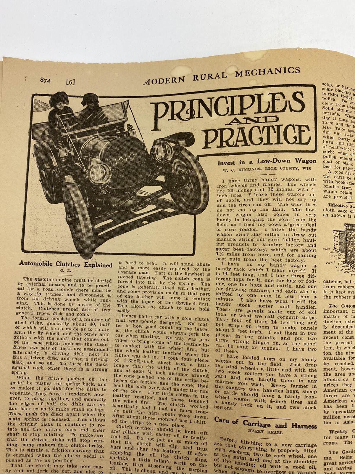 The Orange Judd Farmer News Print Magazine, Chicago Illinois May 28 , 1910