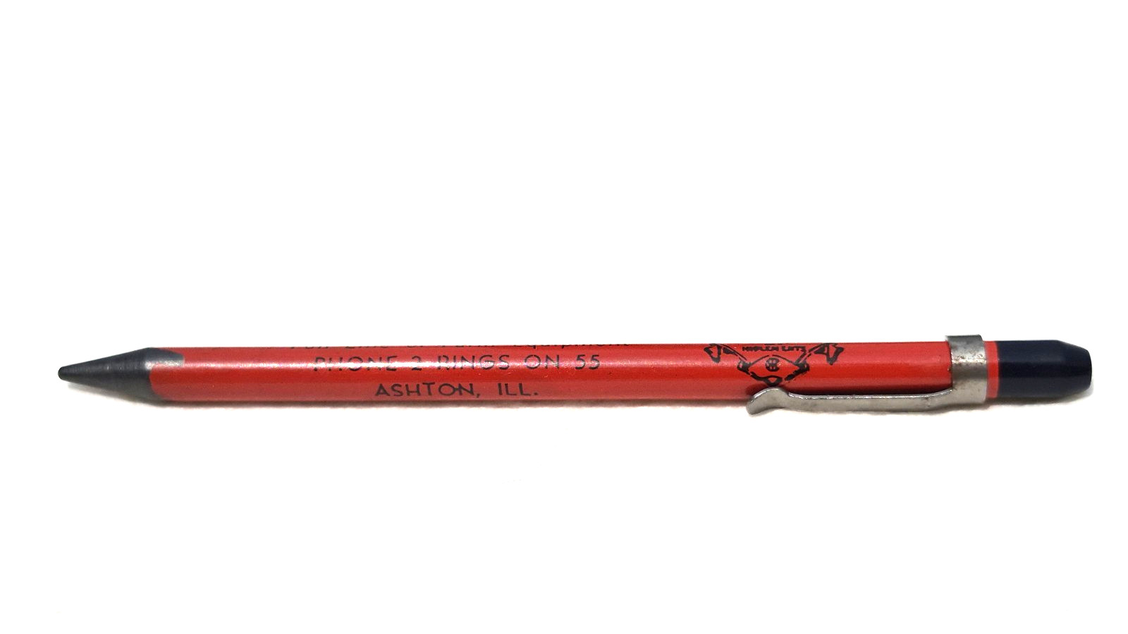 “MCCORMICK-DEERING*Klingeriel Implement Store*Alton, ILL.” SOLID GRAPHITE Pencil