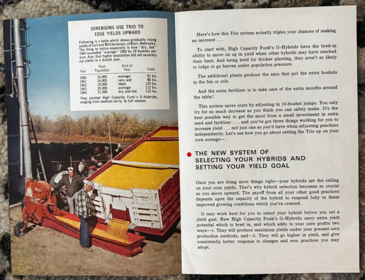 Funk’s Seed Corn Fact Report For 1965 Brochure DCPA26