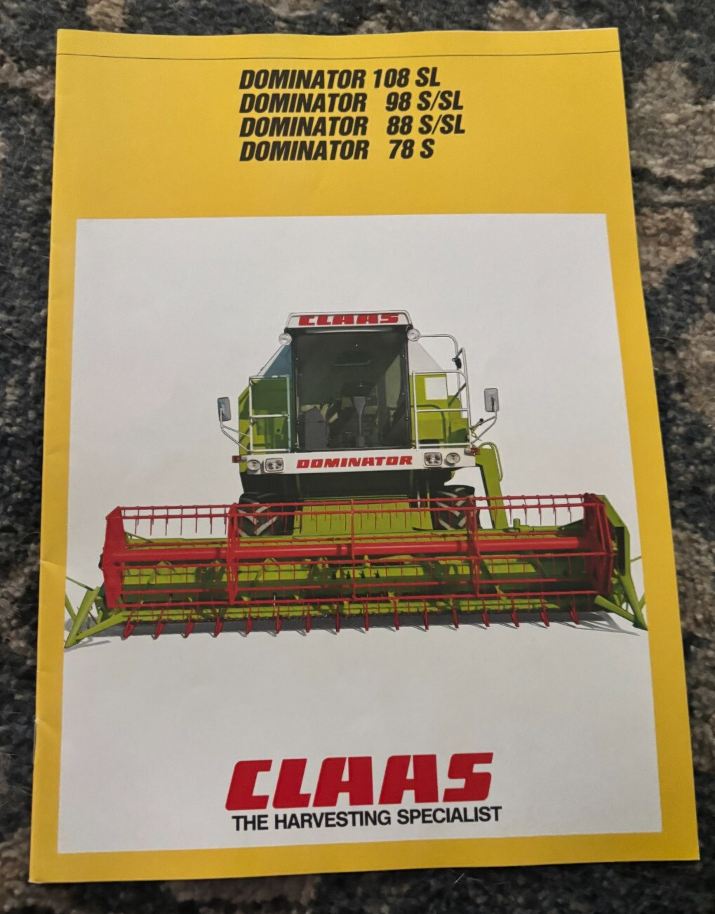 Claas 78 88 98 108 SL Combine Brochure FCCA25