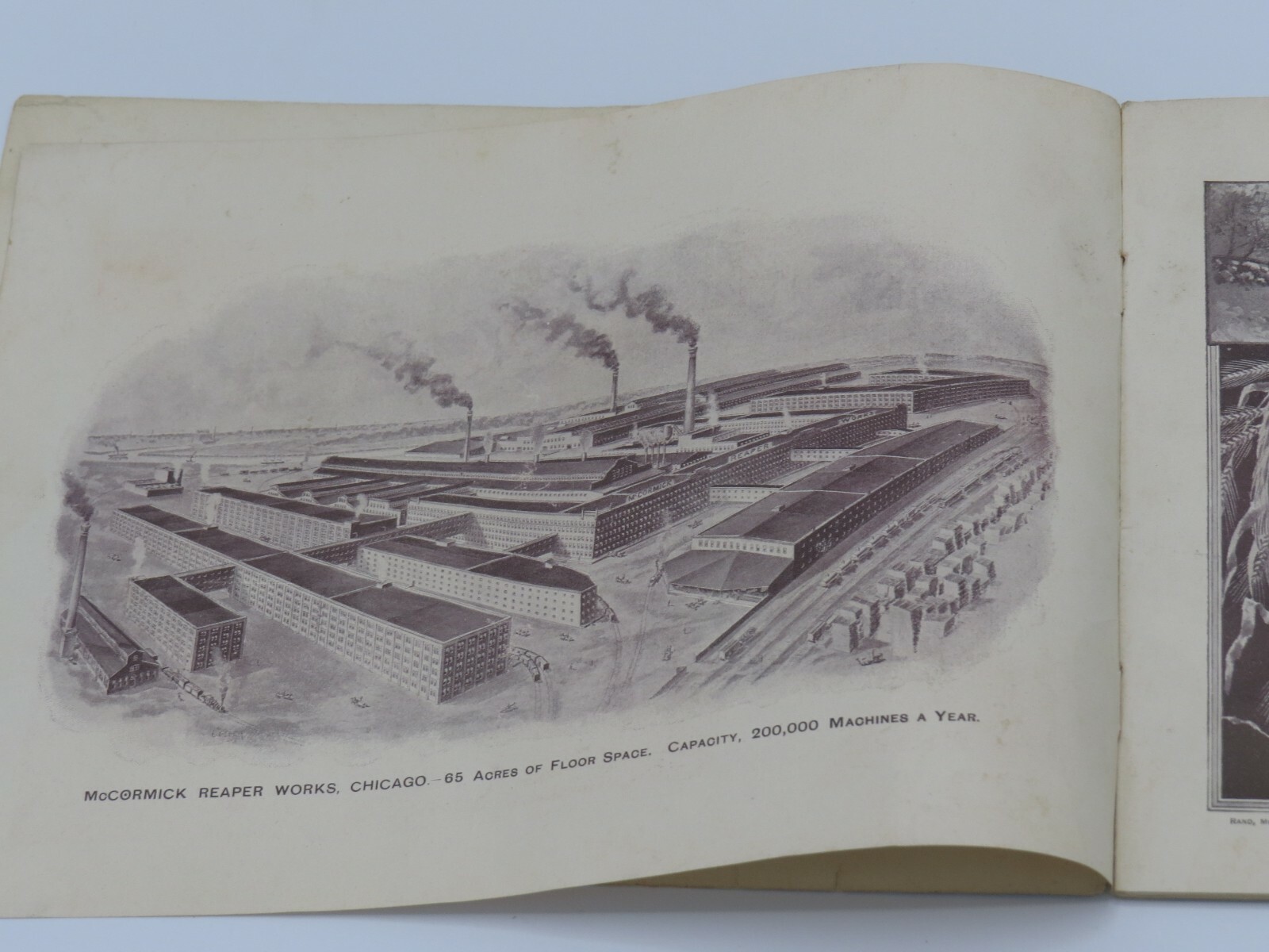 Vintage 1890’s McCormick’s Right Hand IH Deering Catalog Brochure RARE Binder