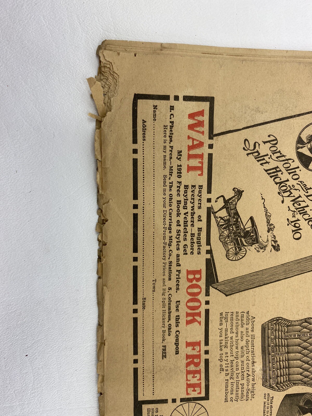 The Orange Judd Farmer News Print Magazine, Chicago Illinois May 28 , 1910