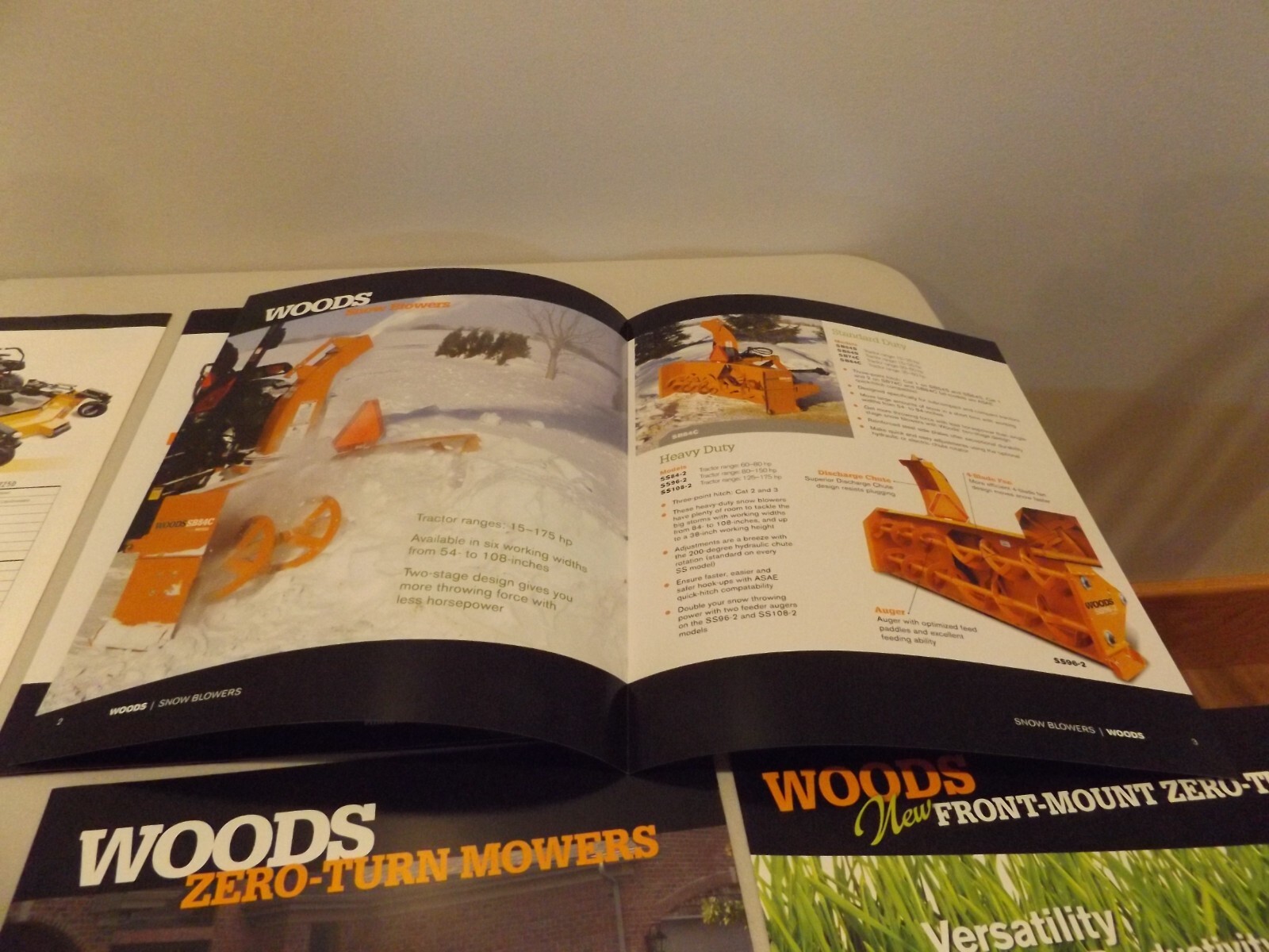 6-pc. WOODS MOW’N MACHINES, 2010-2013