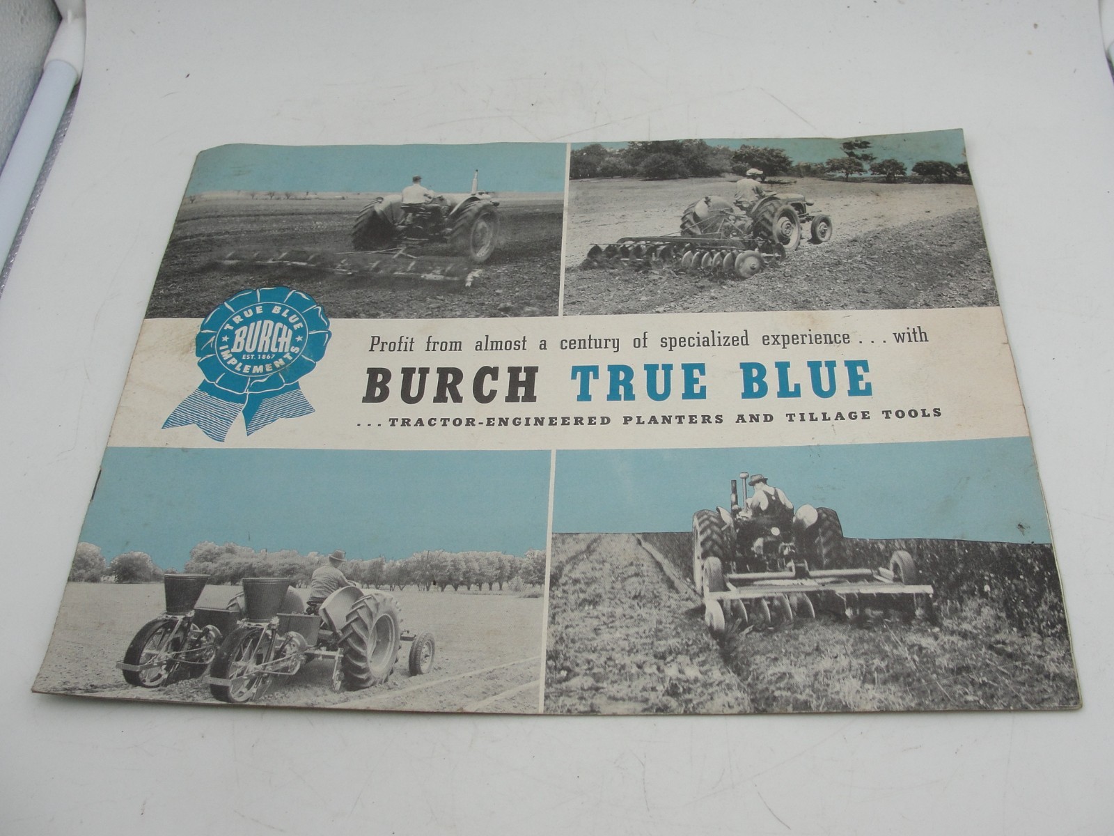 Burch True Blue Tractor-Engineered Planters and Tillage Tools Brochure