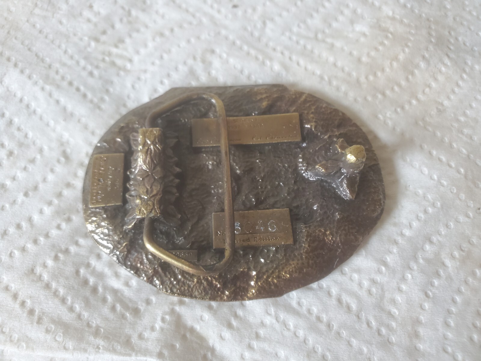 Metal Belt Buckle TISCO 53 Years Tractor Implement Supply Company