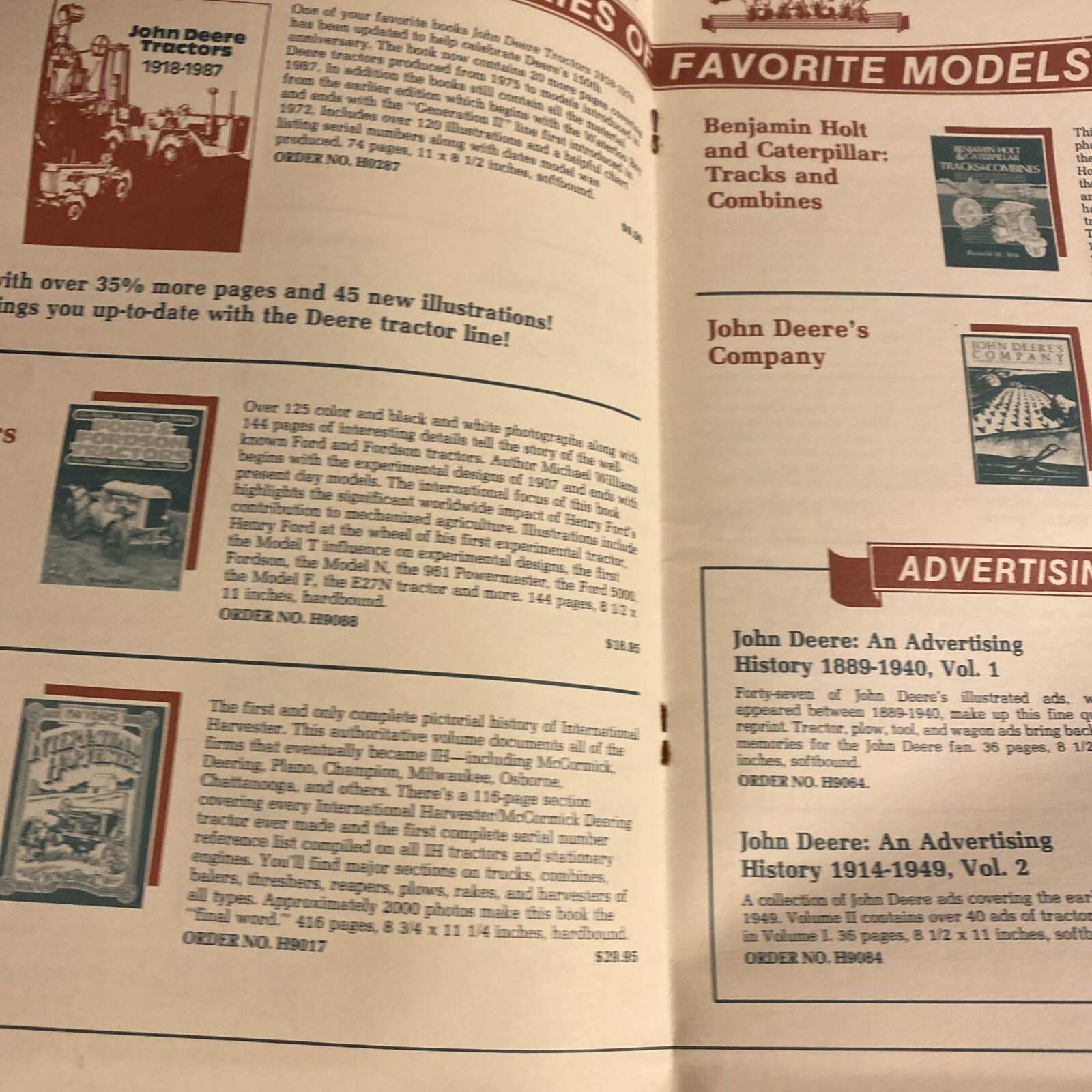 Looking back, old town Farm and catalog