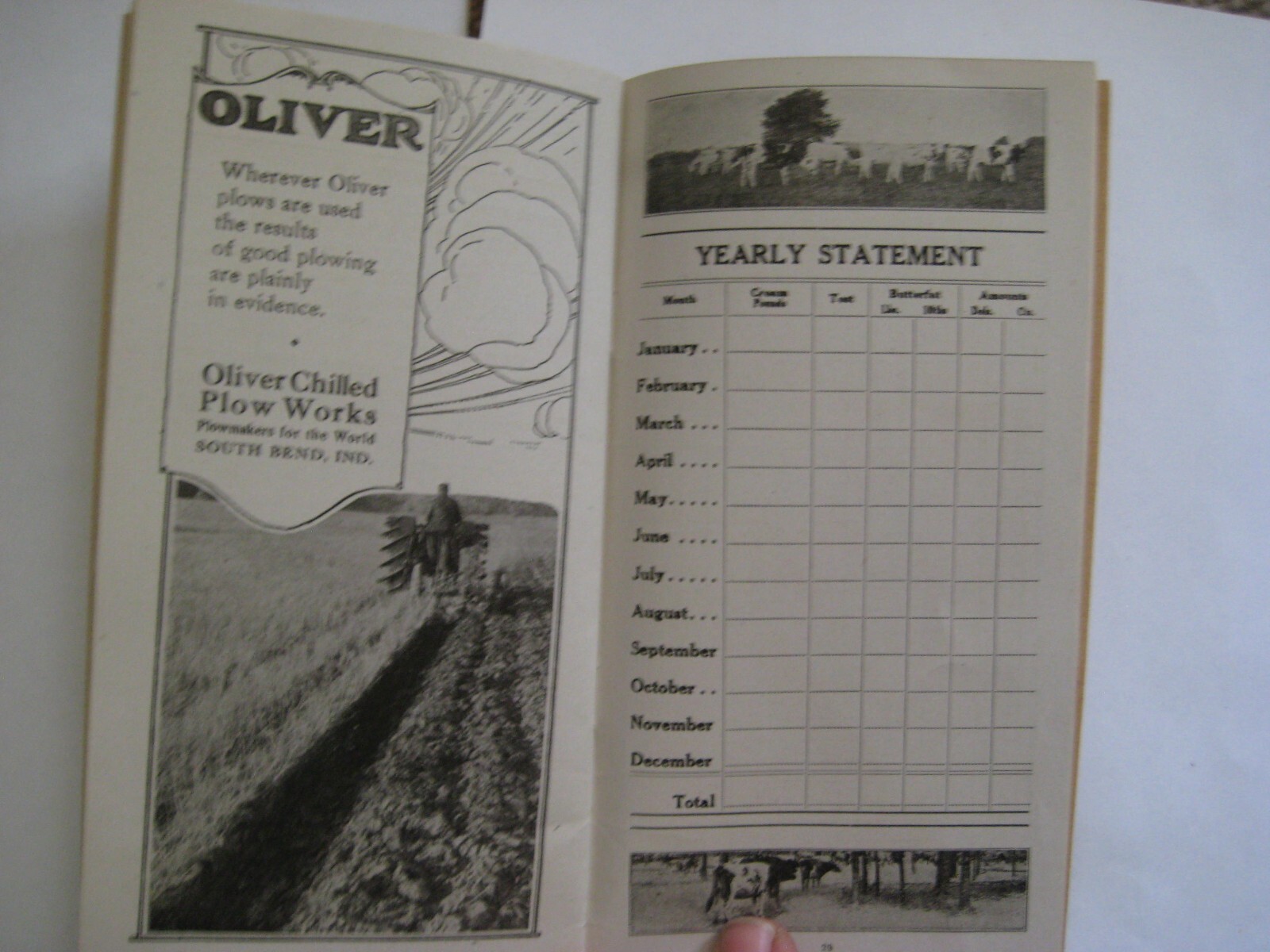 1921 Booklet Beatrice Creamery Dubuque Iowa, Ads Worthington Gas Engine Case ETC
