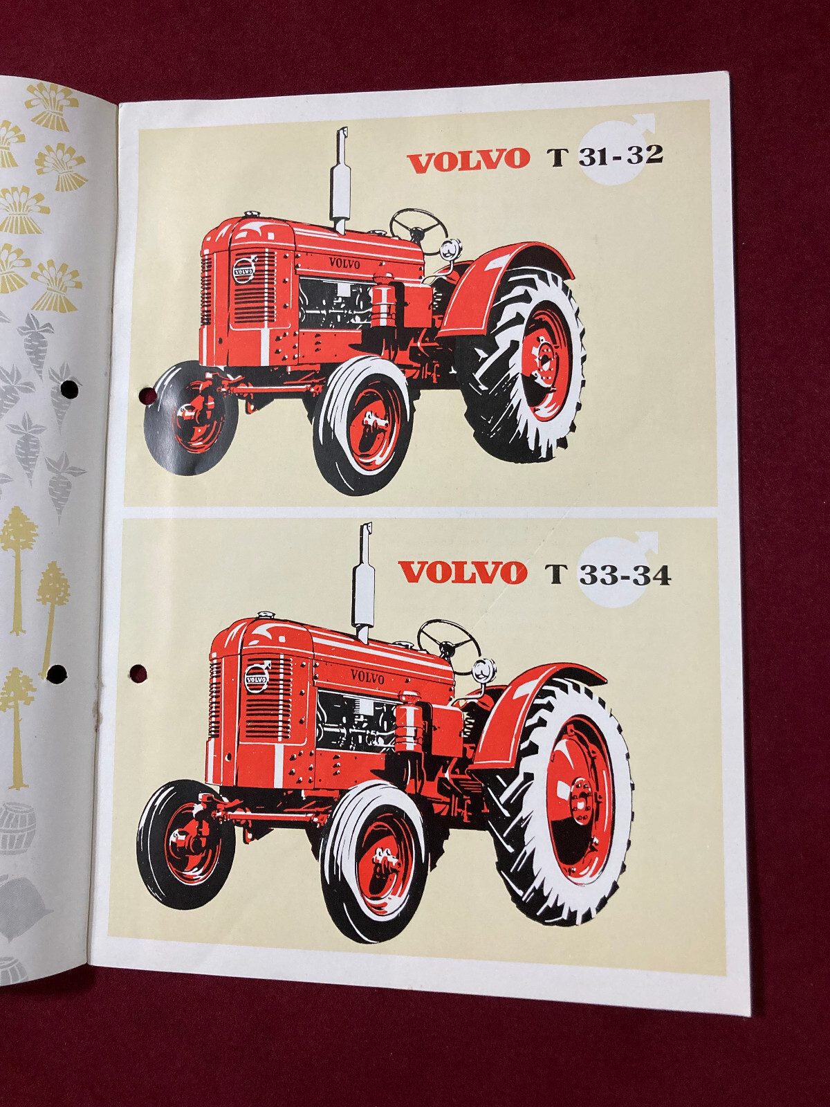 VOLVO T31 T34 Tractor OLD Catalogue/Brochure