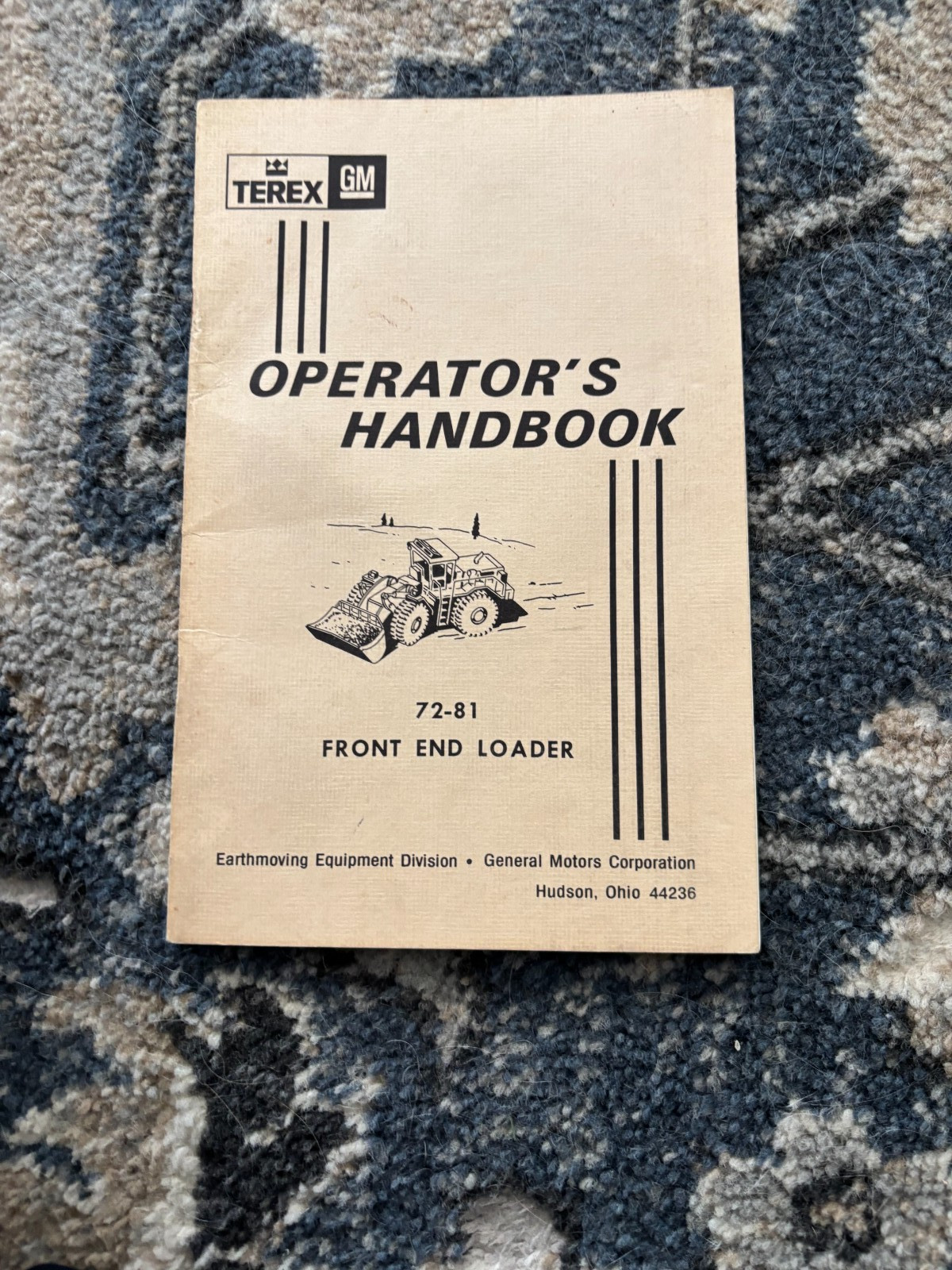 Terex TS-72-81 Wheel Loader Operator’s Handbook Brochure AMIL26