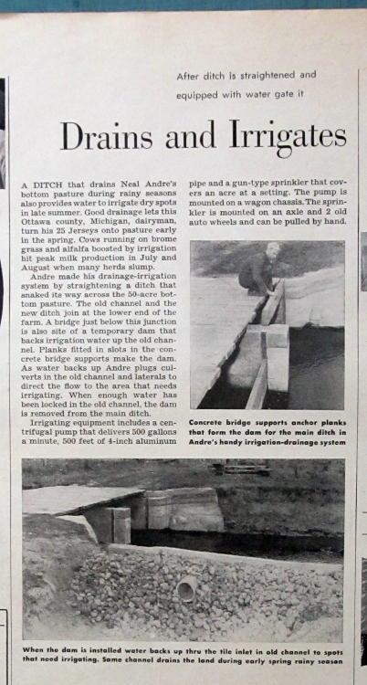 Original 1952 Farmlife Article Features Neal Andre of Ottawa County Michigan