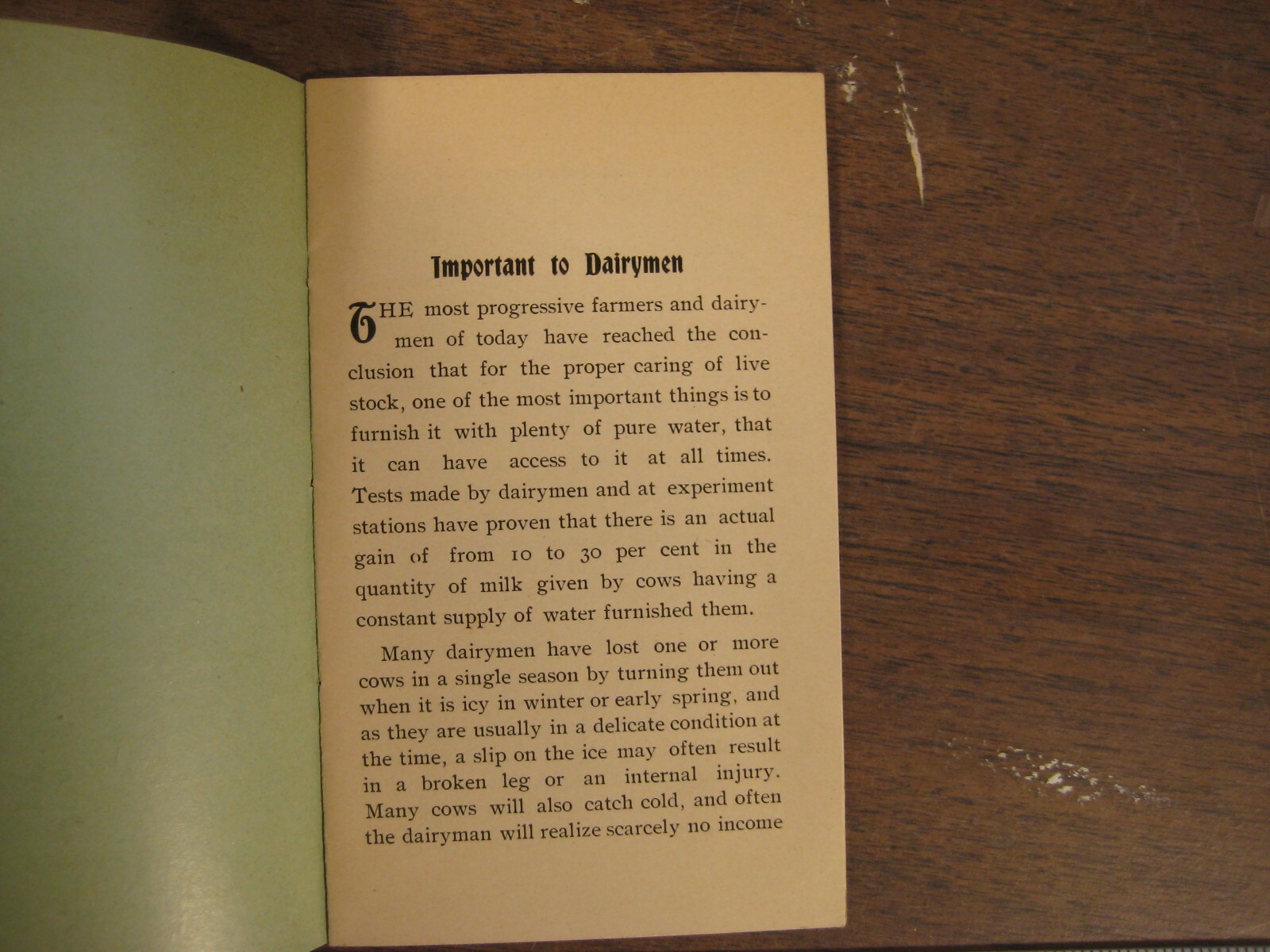 F. H. Chace’s Stock Waterer 1900s Farm Advertising Pamphlet Sherman New York