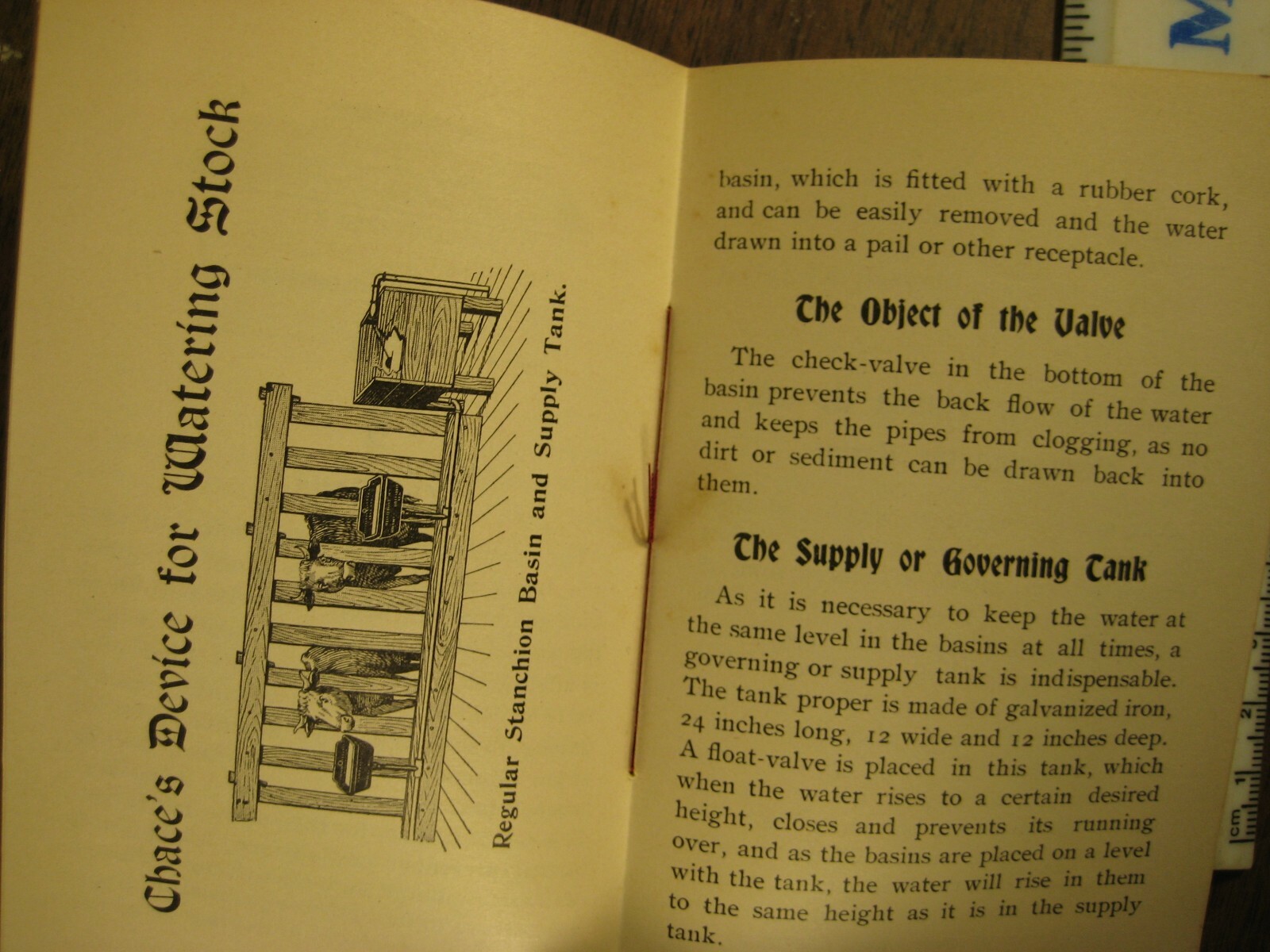 F. H. Chace’s Stock Waterer 1900s Farm Advertising Pamphlet Sherman New York