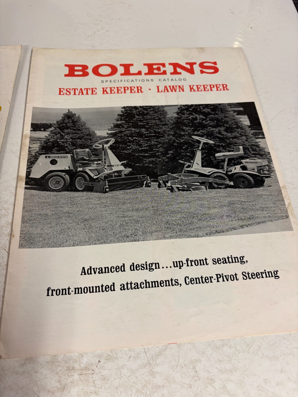 3 – Bolens and FMC Garden Tractor Dealers Sales Brochure Vintage 1970’s 1960’s