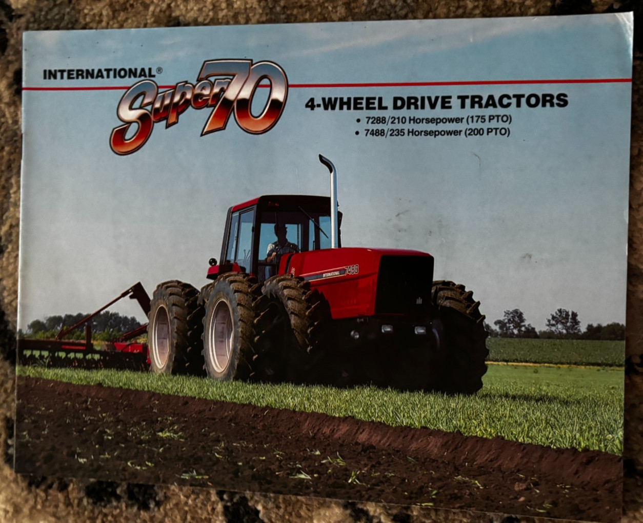 International Harvester 7288 7488 Tractor For 1984 Brochure DCPA26
