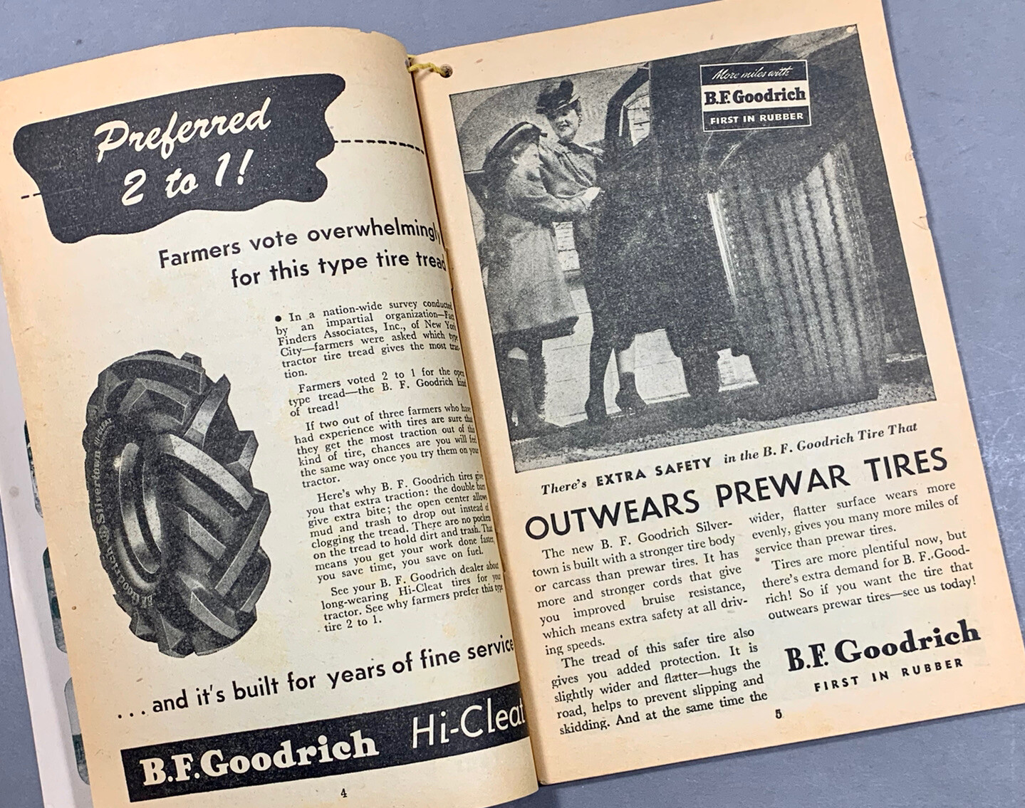 Vintage 1947 B. F. Goodrich Farmer’s Handbook & Almanac
