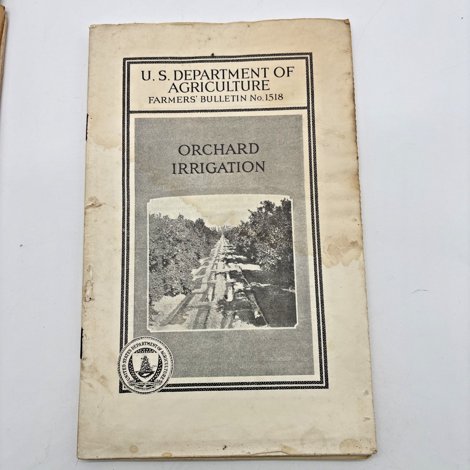 1898, 1900’s-1930’S U.S DEPARTMENT OF AGRICULTURE FARMERS’ BULLETINS LOT OF 14