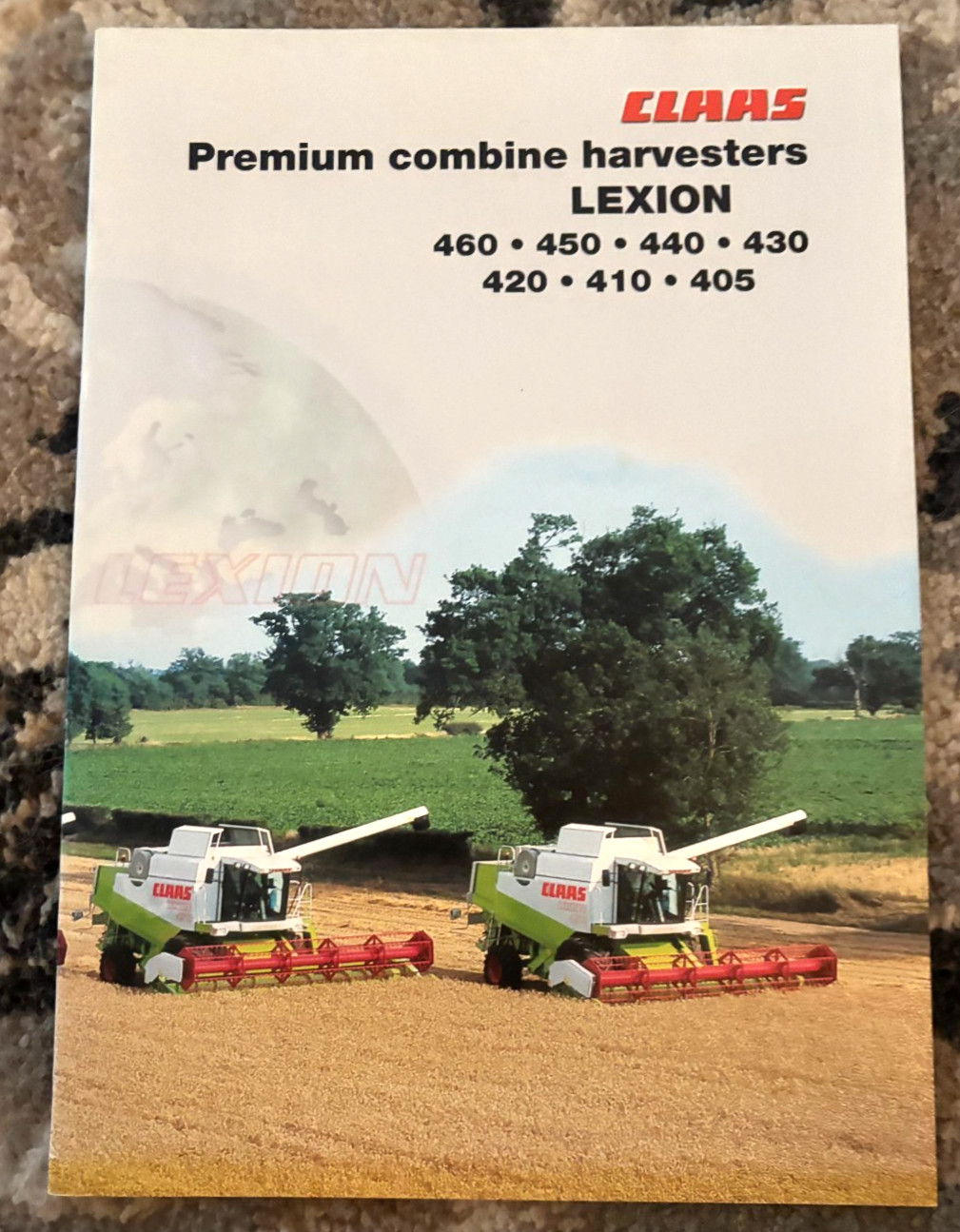 Claas 460 450 440 430 420 410 405 Lexion Combine Brochure FCCA25