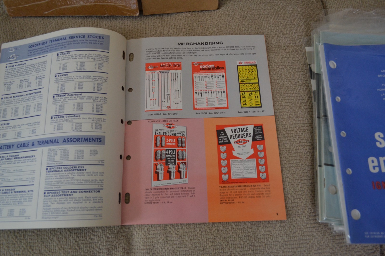 VTG 1972 Standard Blue Streak Stockmaster Plan Catalog & Dealer Bonus