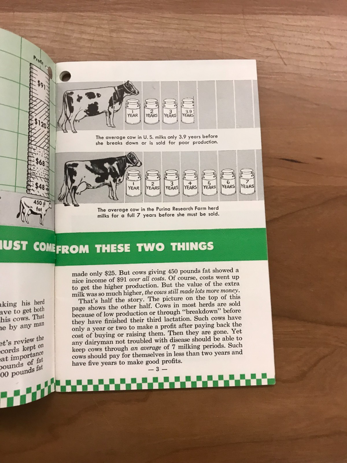 Vintage Purina Dairy Book – Building Your Herd’s Milk Making Capacity Booklet