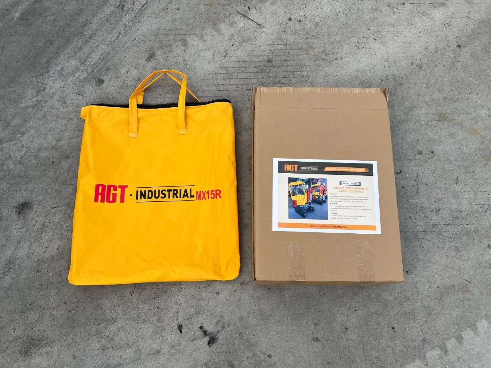 AGT Mini Excavator Outer Cover Protective Cover Rainproof Excavator clothing