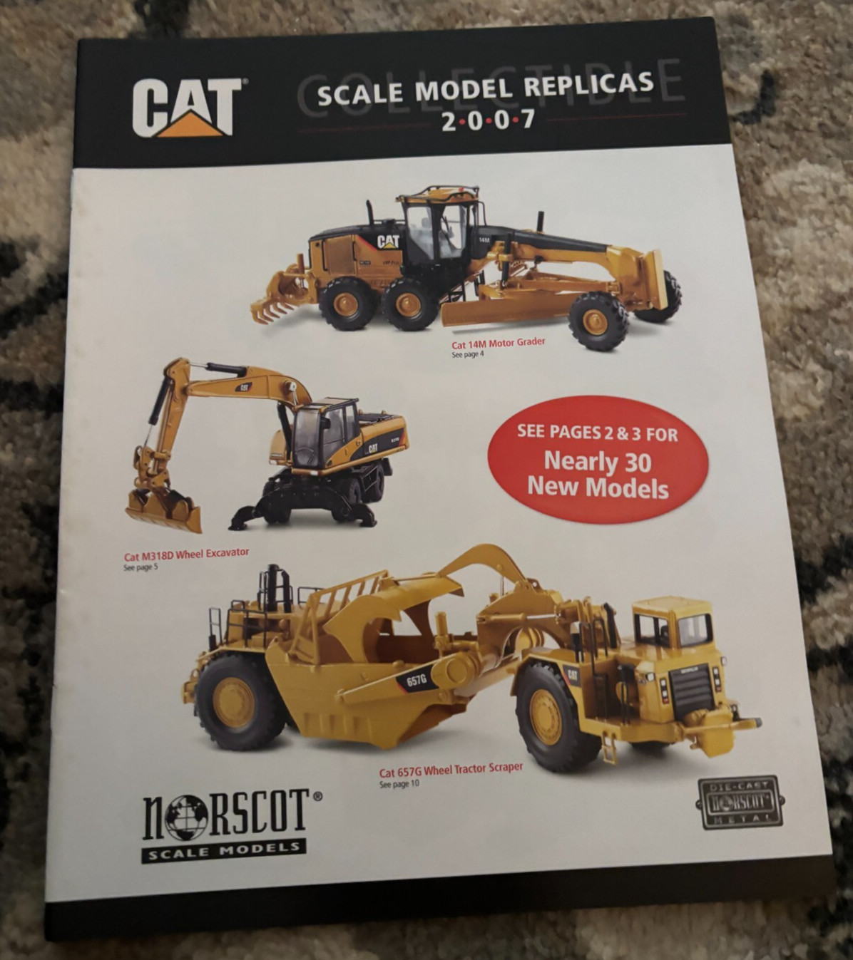 Caterpillar CAT Toys For 2007 Brochure FCCA25