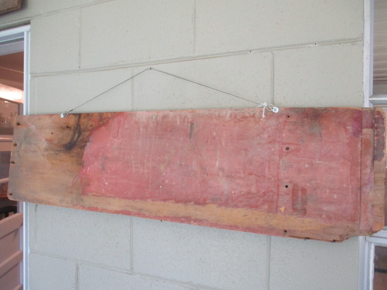 A.T.FERRELL & CO. CLIPPER & GRAIN CLEANER 1800’S WOOD SIGN SAGINAW MICHIGAN RARE
