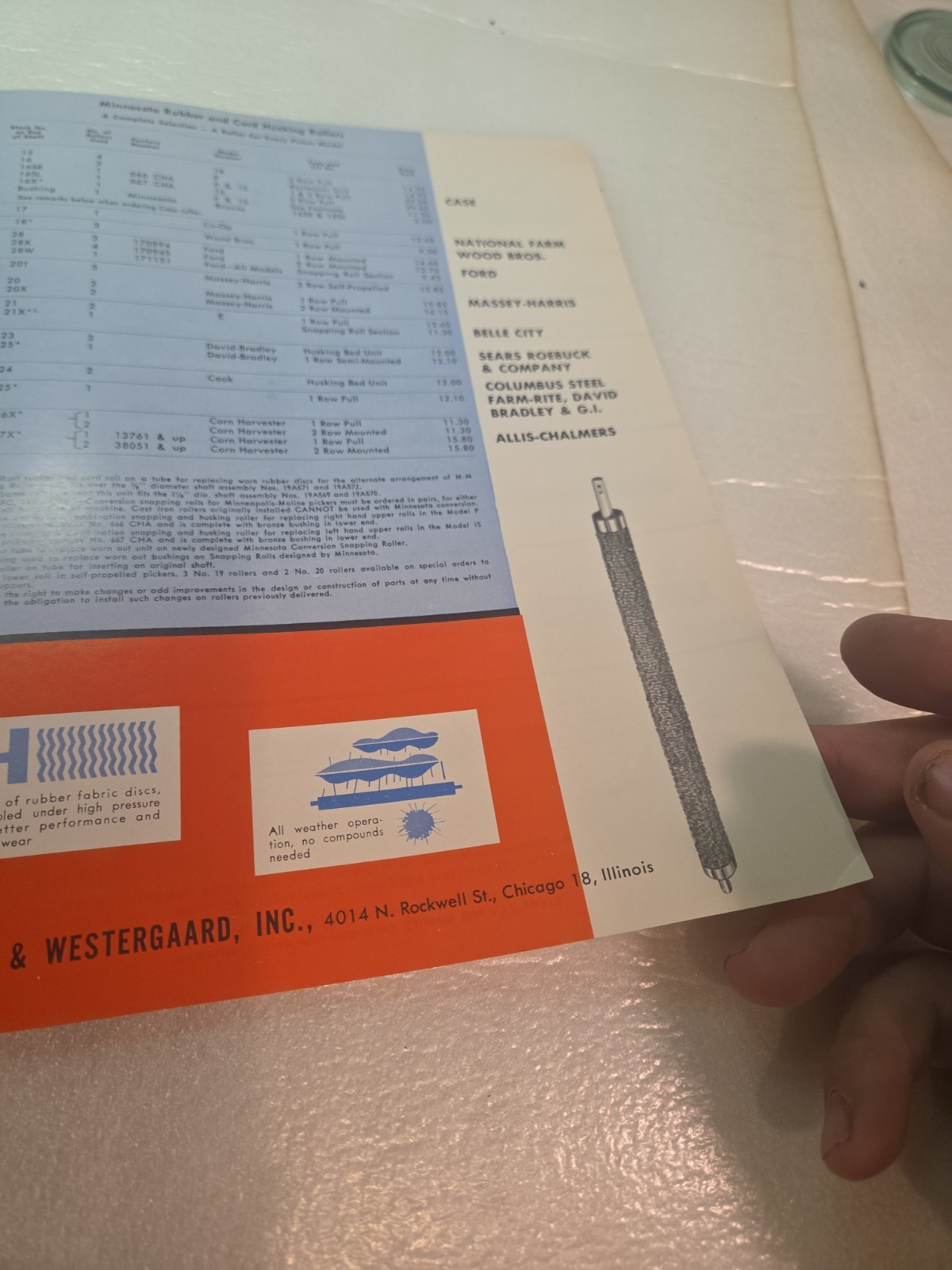 Minnesota Corn Husking Rollers Vintage Farming Advertising Brochure 1947