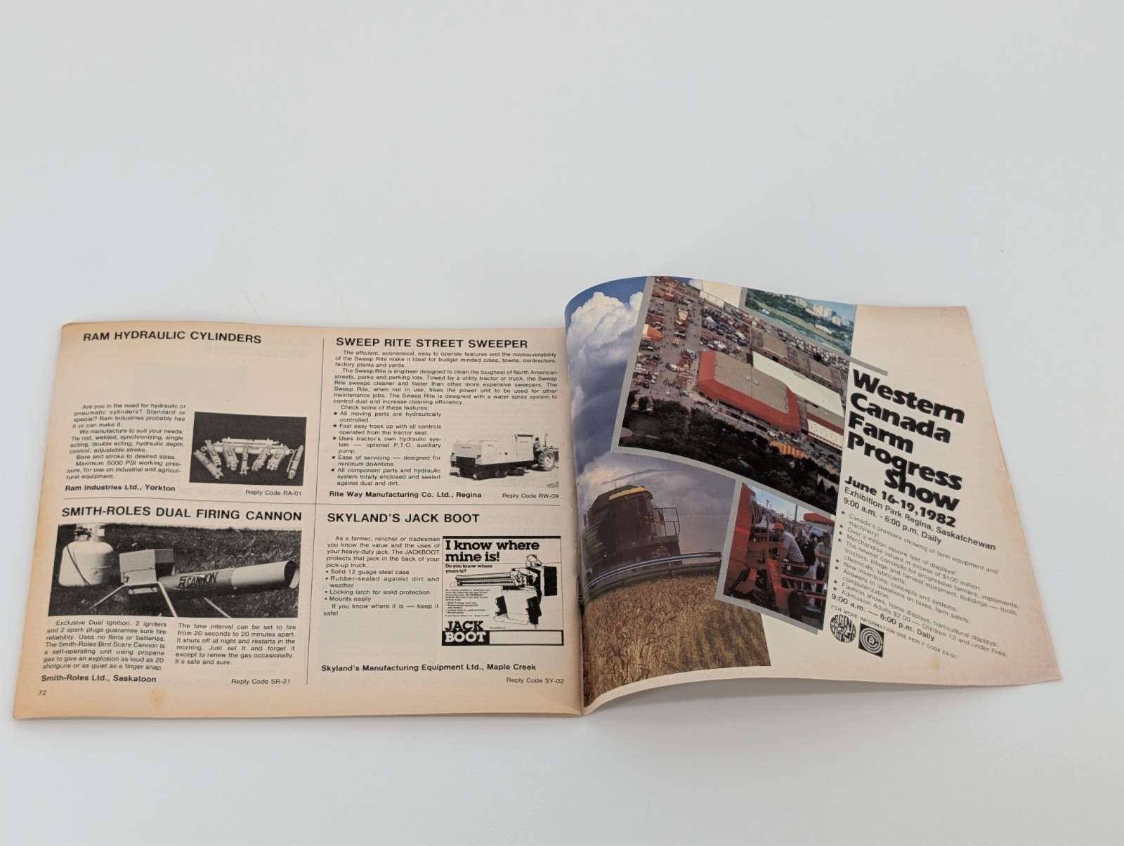 Saskatchewan Implement Buyer’s Guide 1982 Industry and Commerce Catalog