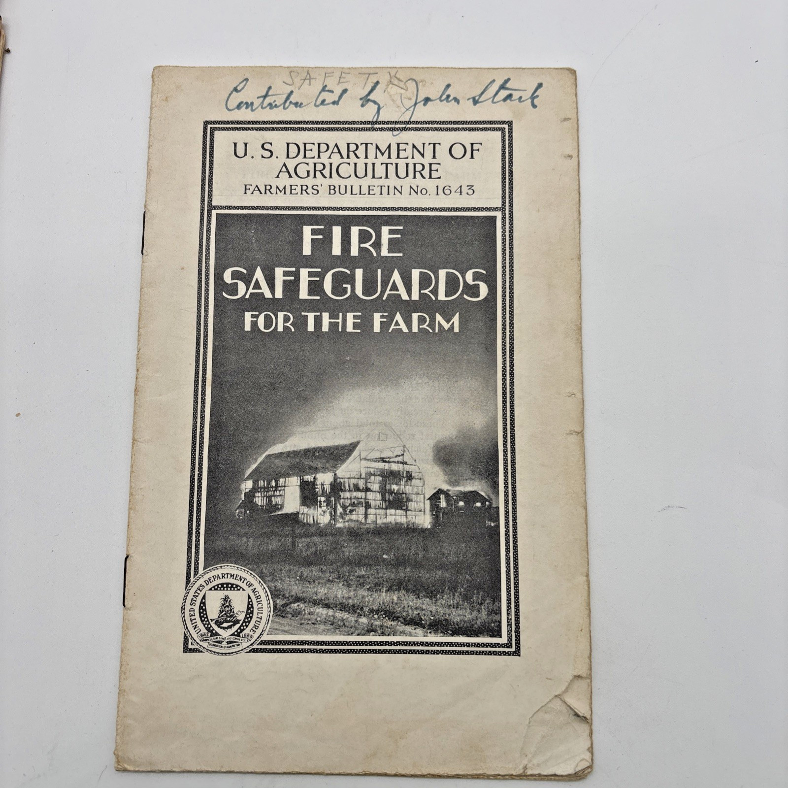 1898, 1900’s-1930’S U.S DEPARTMENT OF AGRICULTURE FARMERS’ BULLETINS LOT OF 14